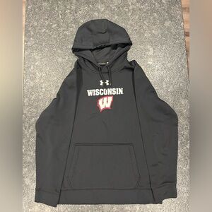 Under Armour Black Wisconsin Hoodie
